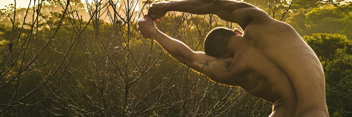 Serene environment for morning physical routine